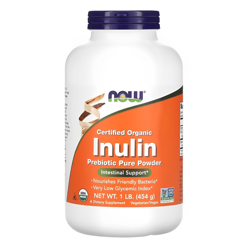 Now Foods Inulina Orgânica Pó 454g Puro Importado | Shopee Brasil
