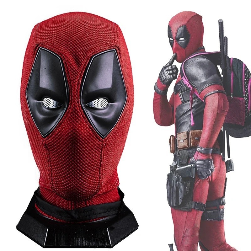 Deadpool Headgear Cosplay Máscara De Halloween Traje Facemask Funny Adereços