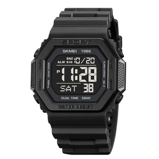 Relógio Masculino Skmei 1988 Digital À Prova D'Água 50m Esportivo Luxo LED