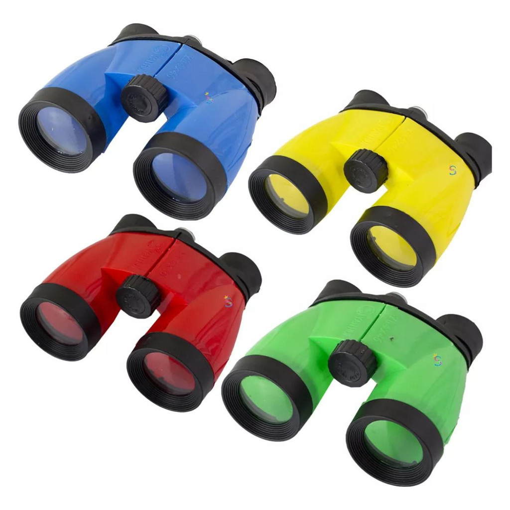 Binóculo De Brinquedo Colorido Infantil Com Cordinha | Shopee Brasil