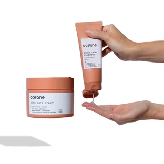 Kit Océane Acne Care Cleanser Gel de Limpeza 100ml + Cream Hidratante Facial 50g