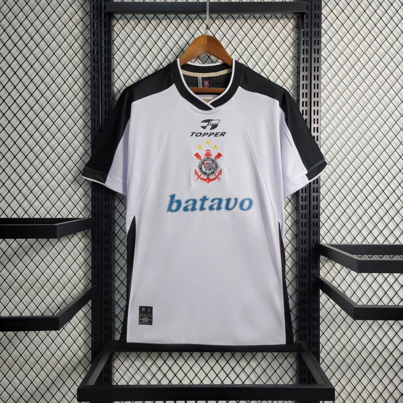 200000 Camisa De Futebol Retrô Do Lar Corínthians Tamanho S-4XLThai Versão 1 : 1 SNIY