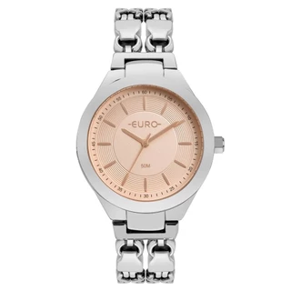 Relógio Euro Feminino Chains Prata - EU2035YUO/4K