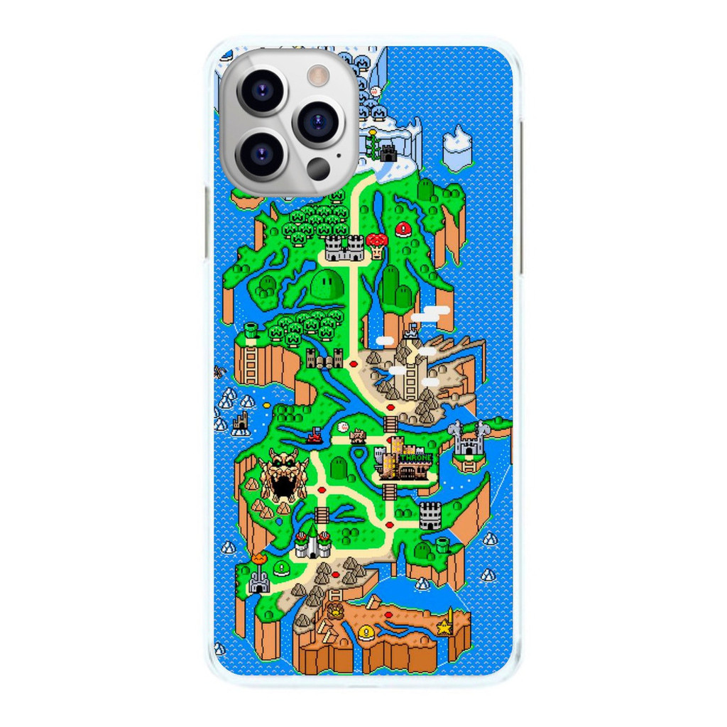 Capinha Mapa Super Mario World Capa de Celular
