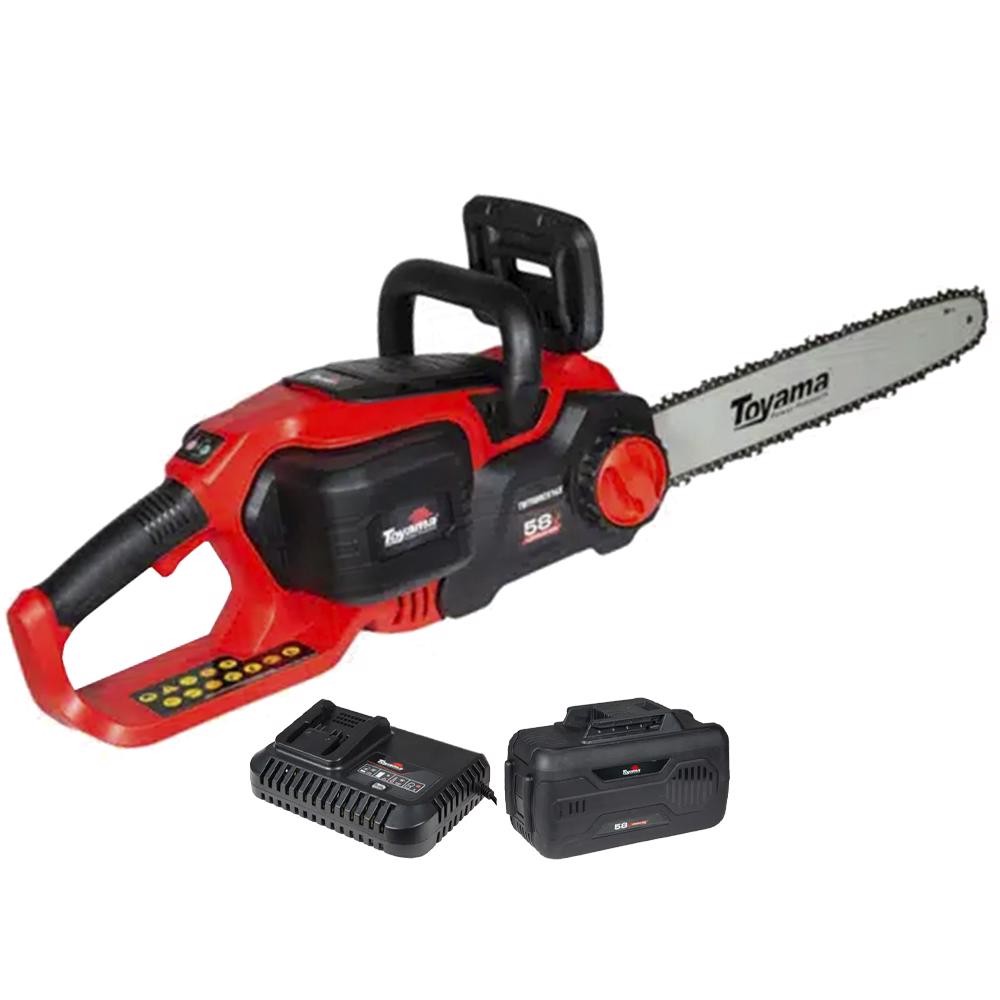 Motosserra Bateria 58V Brushless Com Bateria 5Ah e Carregador