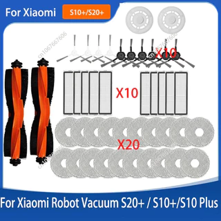 Xiaomi Robot Vacuum S20+ B108GL Robô Aspirador Acessórios De Limpeza Filtro Mop Escova Principal Lateral Titular