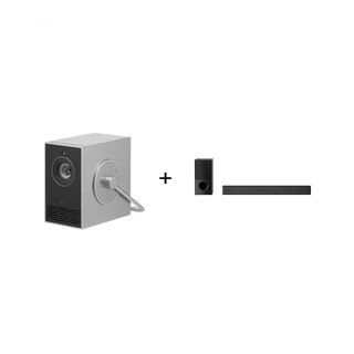 Combo Projetor LG CineBeam Q 4K UHD Laser + Soundbar SNH5