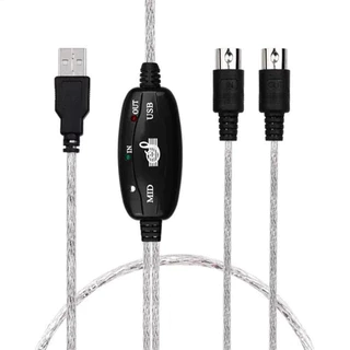 Cabo Midi Para Usb, Instrumentos Musicais Para Usb 2.0