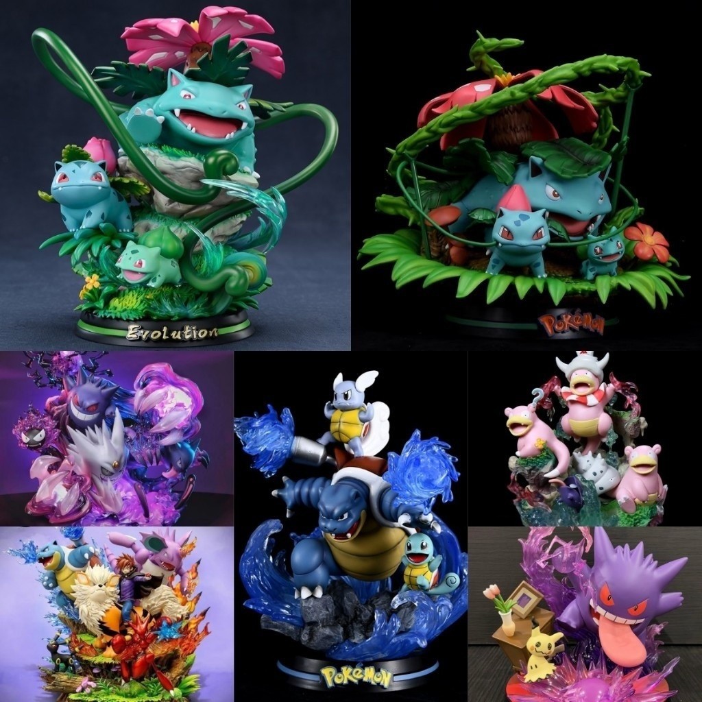 Caixa Cega Misteriosa Pokemon Pokemon Monstro Diagrama de Groudon Rayquaza Kyogre Raikou Diagrama de PVC Boneca Home Decorações Coleção Estátuas Decorações perfeitas para fãs de anime