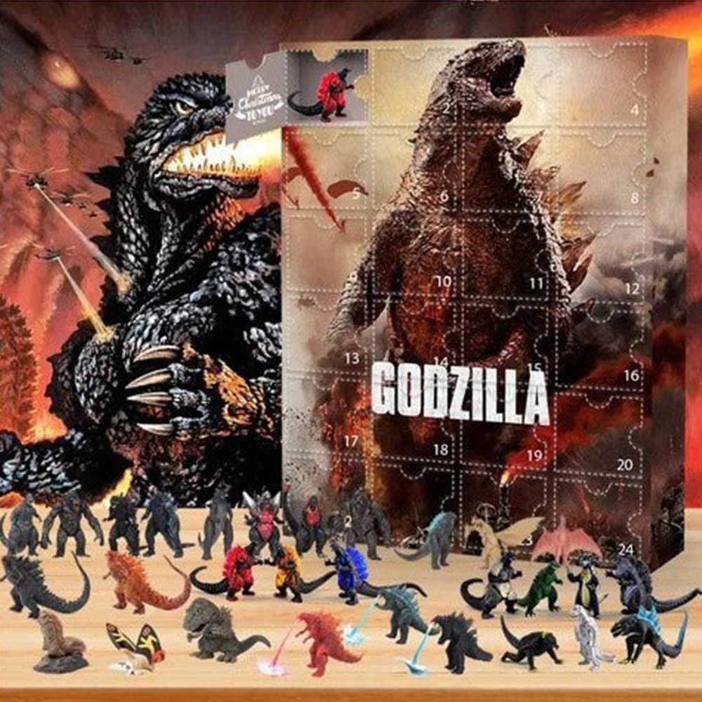 2024 Godzilla Advent calendar blind box action figure toy Shopee Brasil