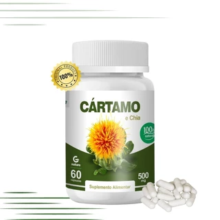 Cártamo E Chia 500mg 60 Cápsulas Genature Envio Imediato em Oferta na Shopee
