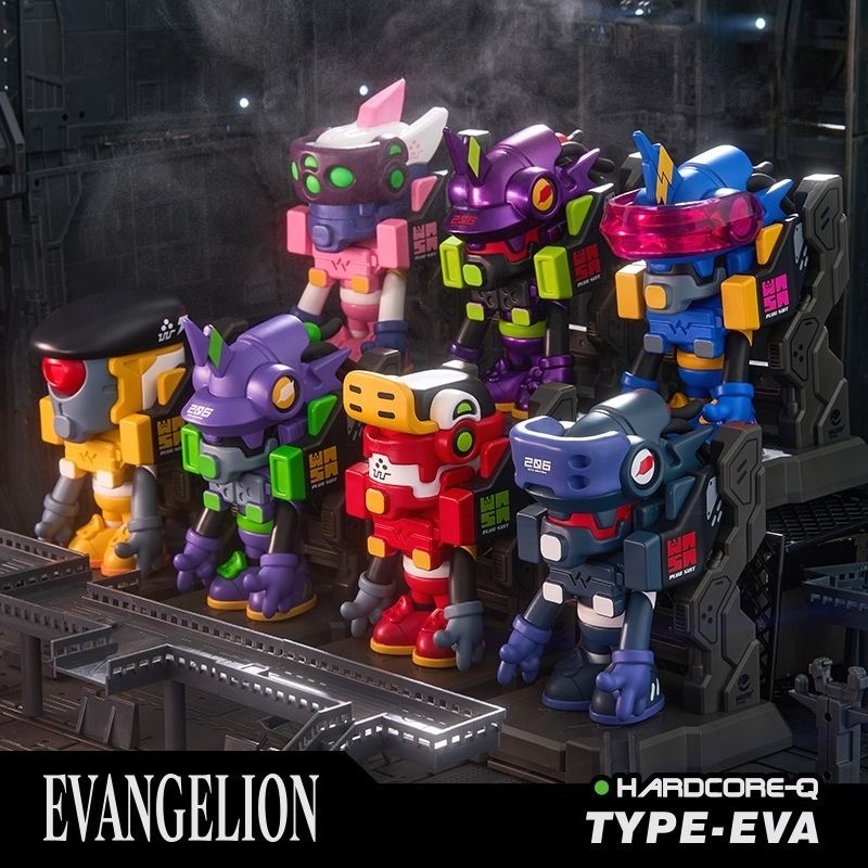 Neon Genesis Evangelion X WASA EVA206 Co-Branded Mystery Box End Box Trendy Toy Model Figura Ornamentos