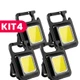 Mini Lanterna Com led Portátil/USB Recarregável 3 Modos De Luz Lanternas De Chaveiro E Abridor
