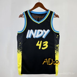 Hot pressed Camisa #43 Pascal Siakam Black Swingman 2024 City Edition Regata de Basquete Jersey