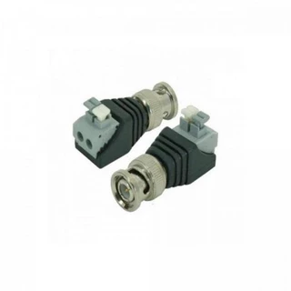 Plug BNC com Borne Engate Rápido CBNC0005 Preto Storm - PCT / 10