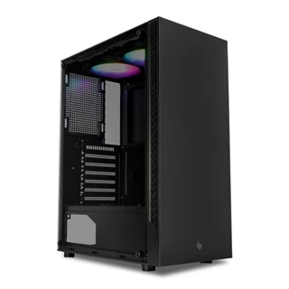 Gabinete Gamer Pichau HX310, Mid-Tower, Lateral de Vidro, Com 2 Fans, Preto, PG-HX310-BK-2F em Oferta na Shopee