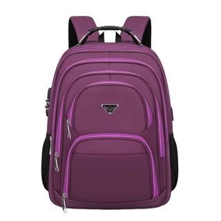 Mochila para laptop resistente reforçada com escola executiva grande unissex