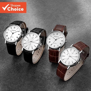 Relógio de pulso masculino de moda de negócios de venda quente tendência de quartzo relógio esportivo Casual com cinto em Oferta na Shopee