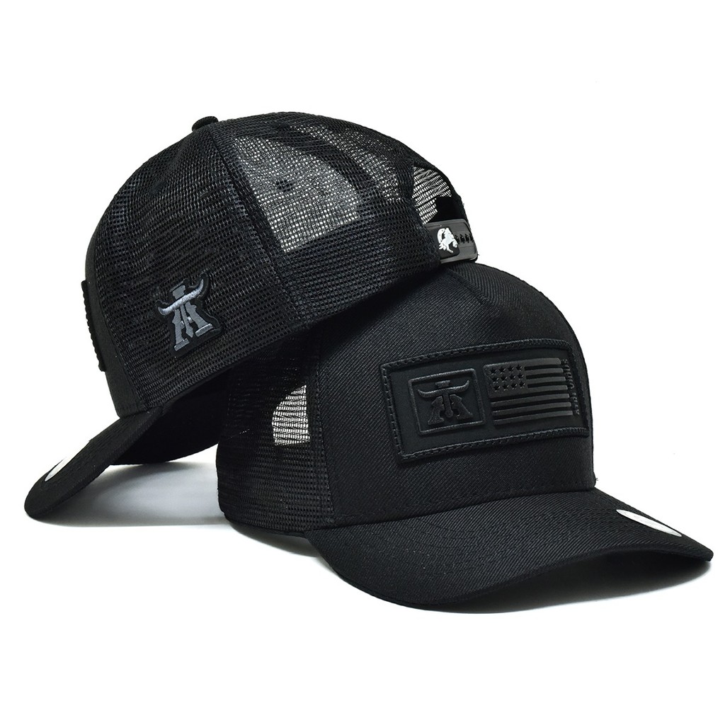 Boné Trucker Telinha Atrevidu’s Country Bandeira Americana