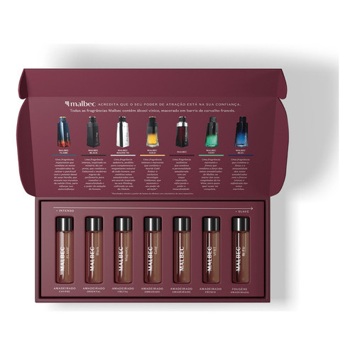 Boticário Coleção Malbec Experimentação Masculino (7 Itens) em Oferta na Shopee
