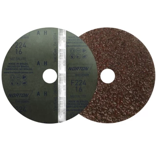 Disco de lixa de fibra 115 x 22 mm - F224 - Norton em Oferta na Shopee