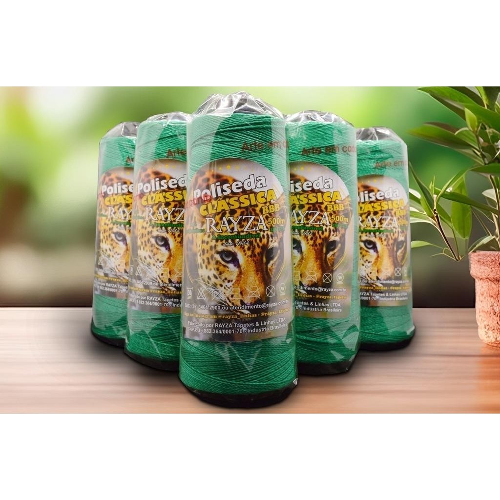 Linha RAYZA Poliseda Classica Verde Bandeira | Shopee Brasil