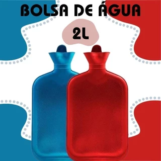 Bolsa De Água 2L Vermelho Ou Azul Compressa Para Águas Quente Frias Ajuda Nas Cólicas em Oferta na Shopee