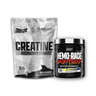 Kit Pré Treino Concentrado 180g + Creatina Monohydrate Pura 500g - Nutrex Research em Oferta na Shopee