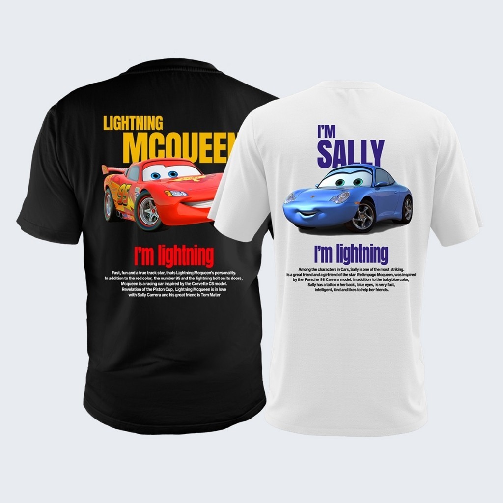 Kit 2 Camisas Kit Casal Camiseta Carros Personalizada Camisa Unissex store