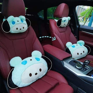Car Car Cushion Cartoon Pillow Neck Protection Supplies Car Seat Car Cute Pillow Headrest Lumbar Support Pillow PwG8