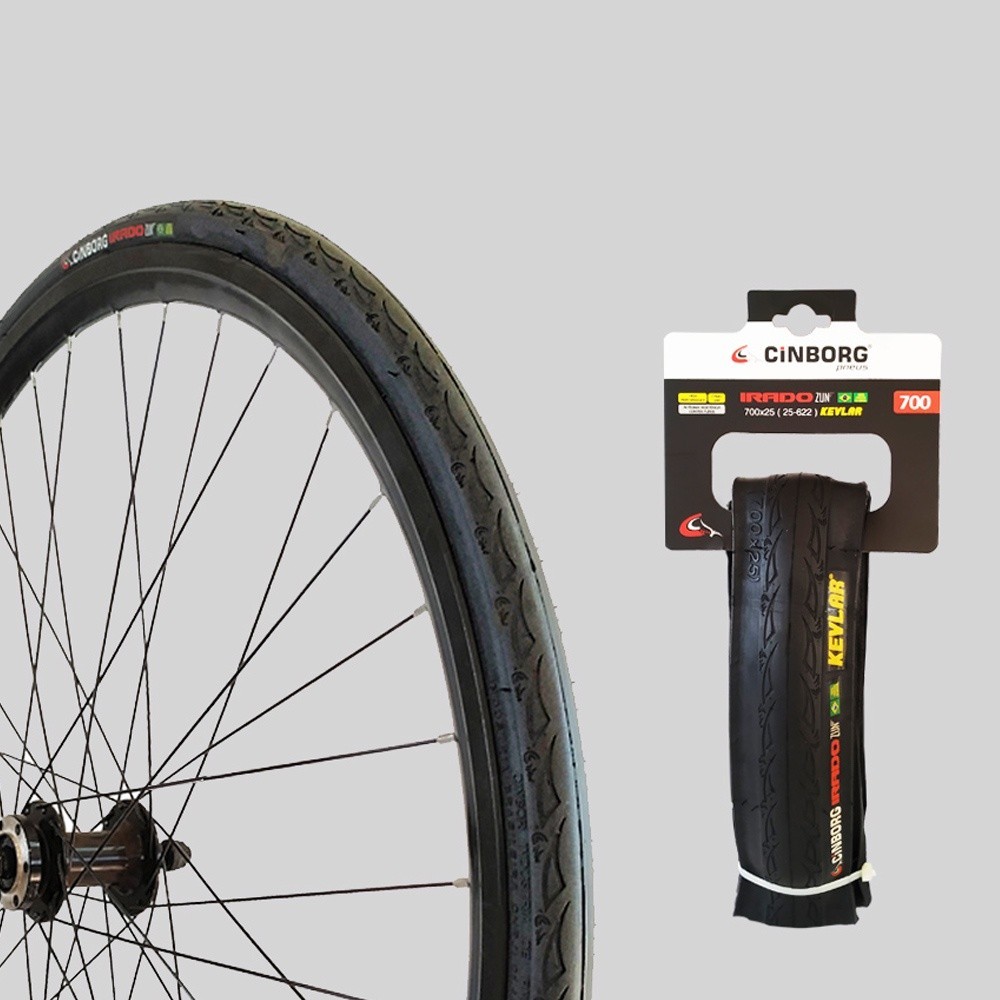Pneu Speed Para Bike Kevlar 700x25 (25-622) Irado Zun