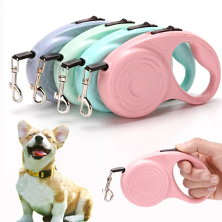 3 Metros 5 Trela De Cachorro Para Cães Pequenos E Médios Gato Retráctil Nylon Roleta De Tração De Corda Chihuahua Pet Acessórios
