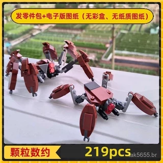 Star Wars série caranguejo robô rastejante aranha mecha animal modelo ornamento brinquedo bloco de construção MOC-63247 TL9X