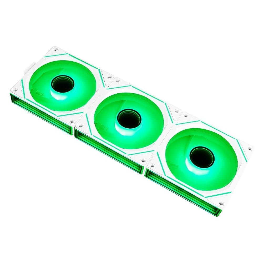 Kit Com 3 Ventoinhas Rise Mode Magneto Pro, 120mm, ARGB, Branco - RM ...