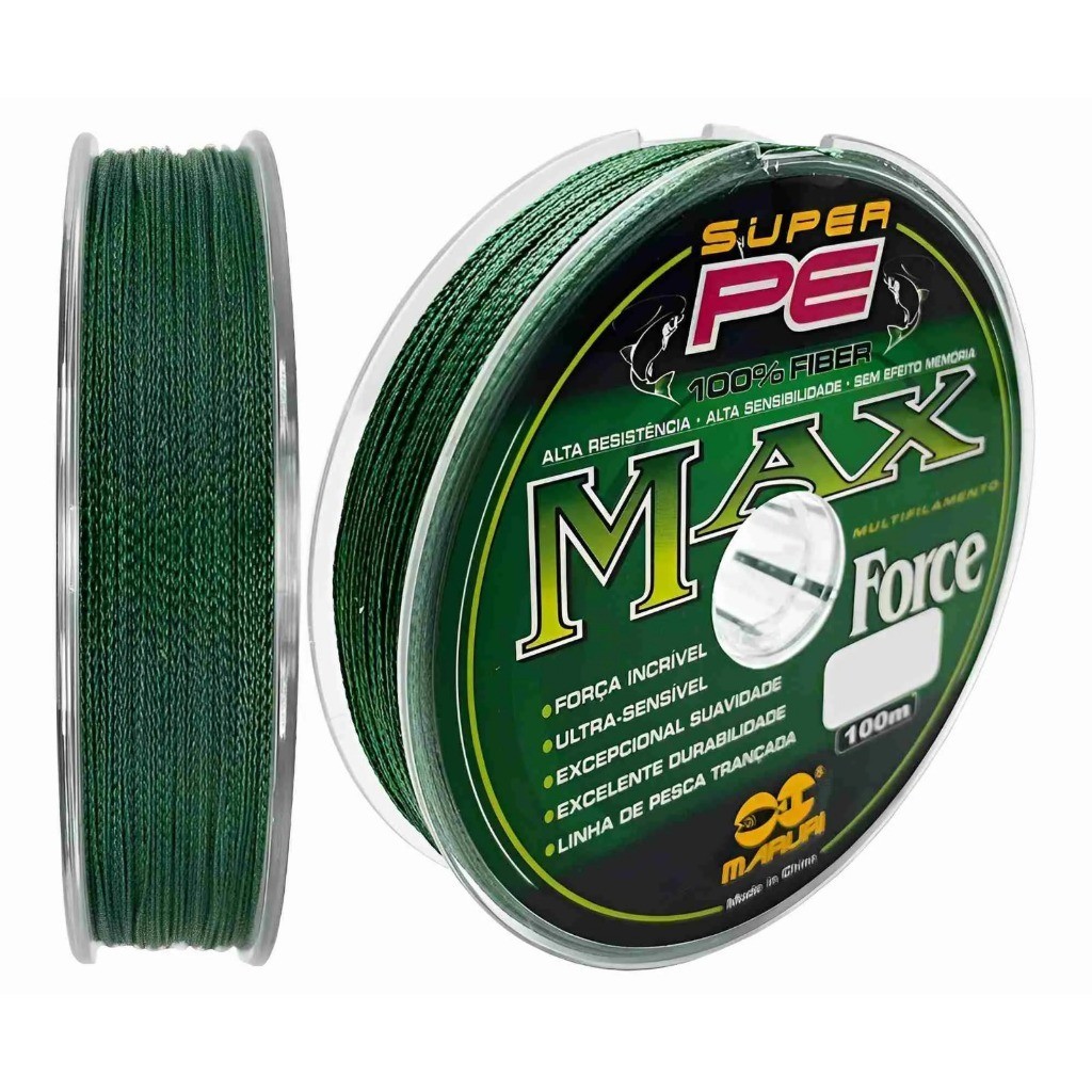 Linha Multifilamento PE 4X ( 4 Fios ) 100m cor verde