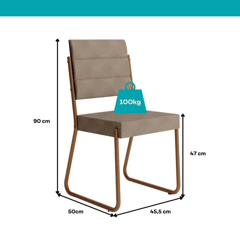 Conjunto Sala de Jantar 6 Cadeiras