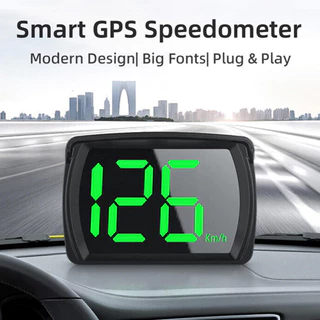 Velocímetro Digital Universal GPS HD LCD Display Inteligente Plug and Play Fonte Grande Para Todos Os Carros Ônibus Caminhões