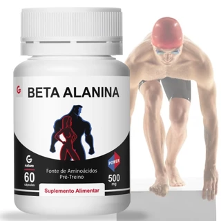 Beta Alanina 60 cápsulas 500mg Envio Imediato
