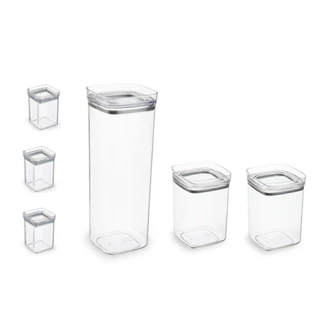 Kit 6 Potes Herméticos 9061 - Arthi em Oferta na Shopee