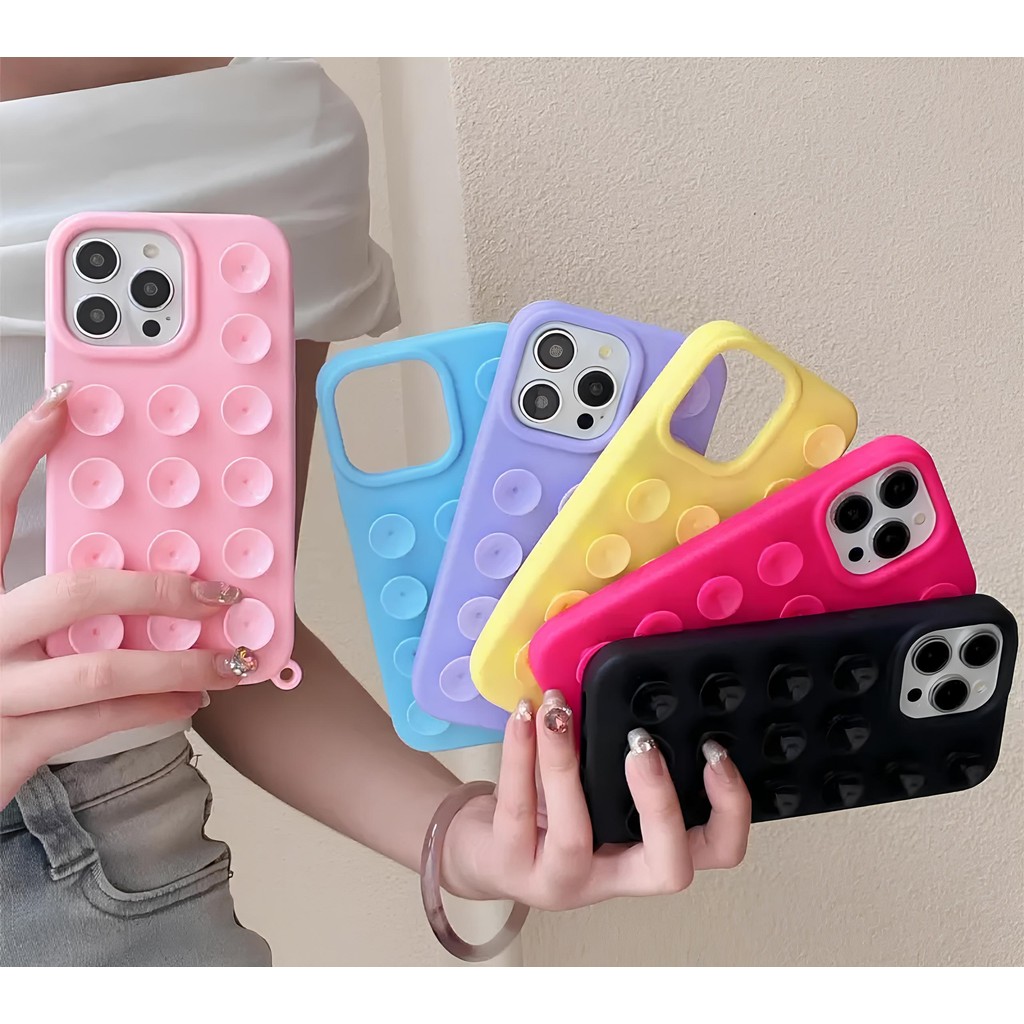 8 Ventose Per Cellulare In Silicone – Multicolore – Supporto Autoadesivo Antiscivolo Per Video, Foto E Mani Libere – Compatibili Con Tutti I Modelli