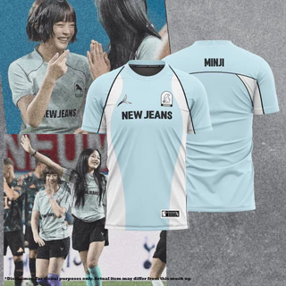 Camisa De Futebol New Jeans Inspirada Em Fãs
