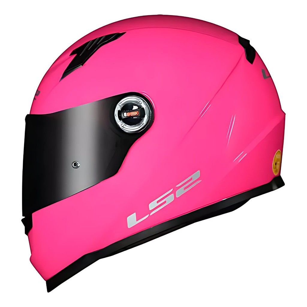 CAPACETE LS2 FF358 MONOCOLOR PINK ROSA BRILHANTE | Shopee Brasil