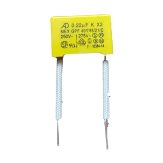 Capacitor Poliester 0.22Uf k X2 250V 275V 100% Original