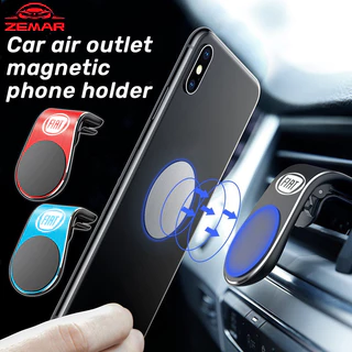 Suporte Magnético Para Carro FIAT Navegação Celular Antiderrapante Telefone De Saída De Ar Strada Argo Mobi Toro Fastback Pulse Cronos Scudo 500 Titano Palio Idea U