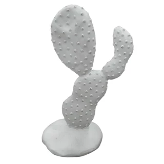 Cacto Planta Deserto Decorativo Branco em Cerâmica em Oferta na Shopee
