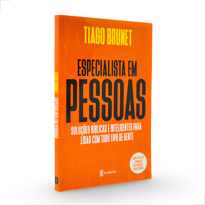 Livro Especialista em Pessoas Tiago Brunet | Shopee Brasil