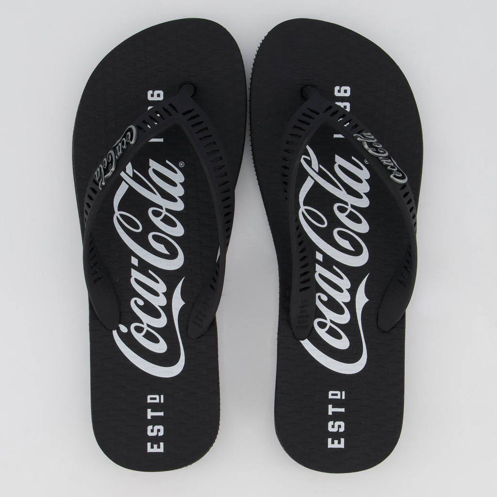 Chinelo Coca Cola 1886 Preto