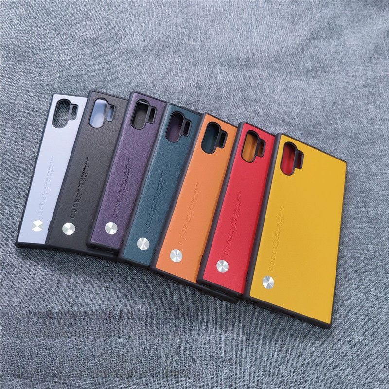 Capa Luxuosa De Couro PU Para Samsung Note 10 Plus Fosca | Shopee Brasil