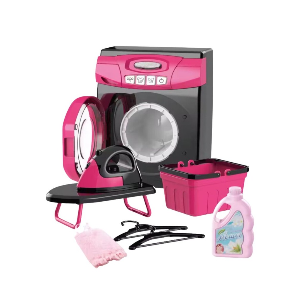 Máquina De Lavar Roupa Infantil De Brinquedo Com Som E Luz | Shopee Brasil