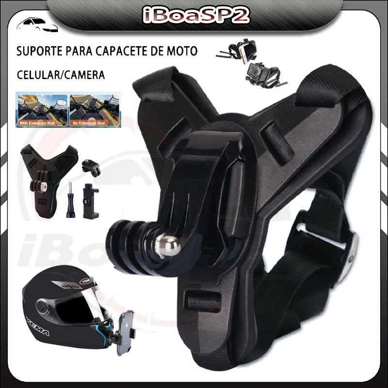 Suporte Gopro Queixo Cinta Capacete Universal Gopro Sjcam Suporte De Capacete Para Câmera